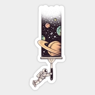 Space out Sticker